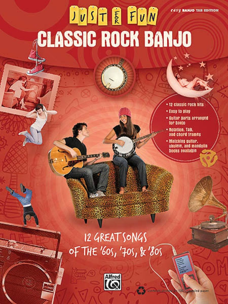 JUST FOR FUN CLASSIC ROCK EASY BANJO