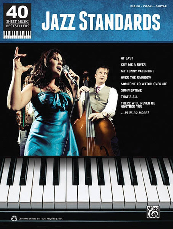 JAZZ STANDARDS 40 SHEET MUSIC BESTSELLERS PVG