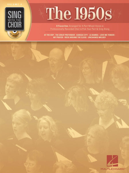 1950S SING WITH THE CHOIR BK/CD V4