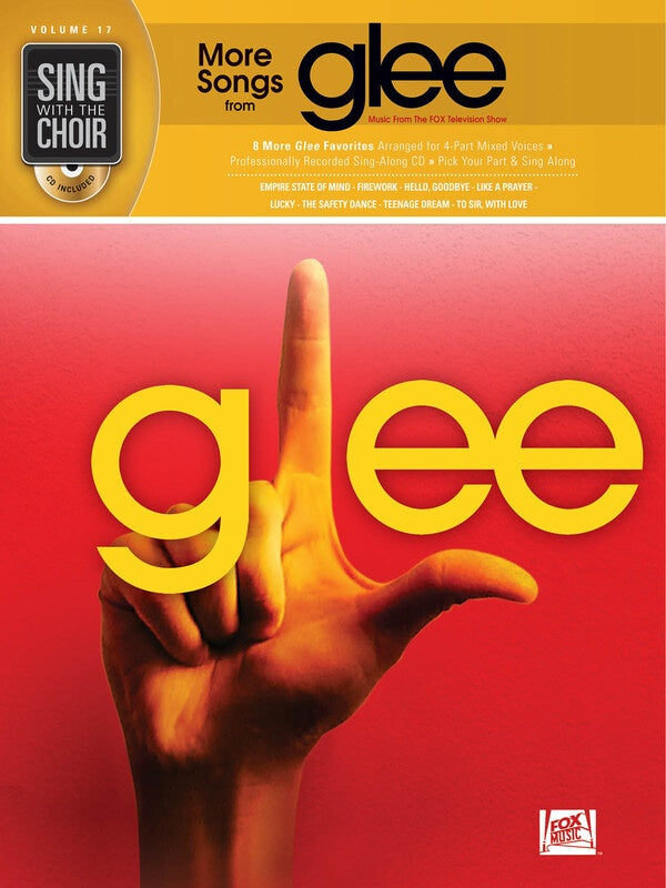MORE SONGS FROM GLEE SING WITH THE CHOIR BK/CD V