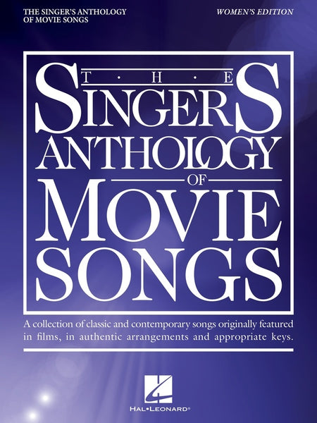 SINGERS ANTHOLOGY OF MOVIE SONGS WOMENS EDITION