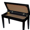 UPRIGHT PIANO BENCH POLISHED EBONY