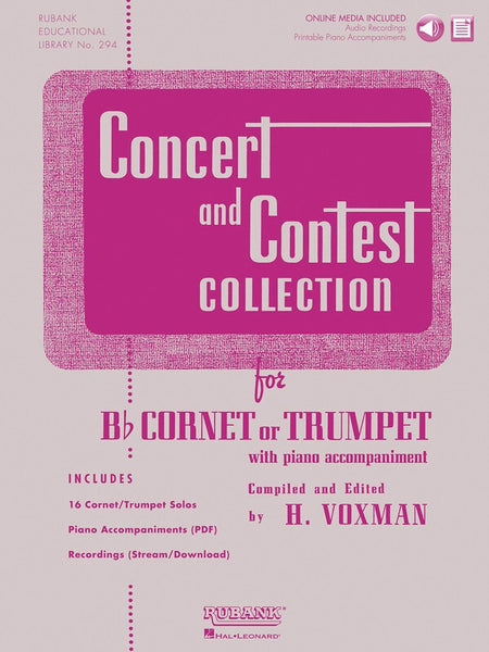 CONCERT AND CONTEST COLLECTION TRUMPET BK/OLM
