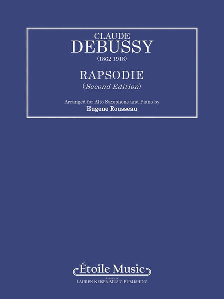 DEBUSSY - RHAPSODY ALTO SAX/PIANO ARR ROUSSEAU
