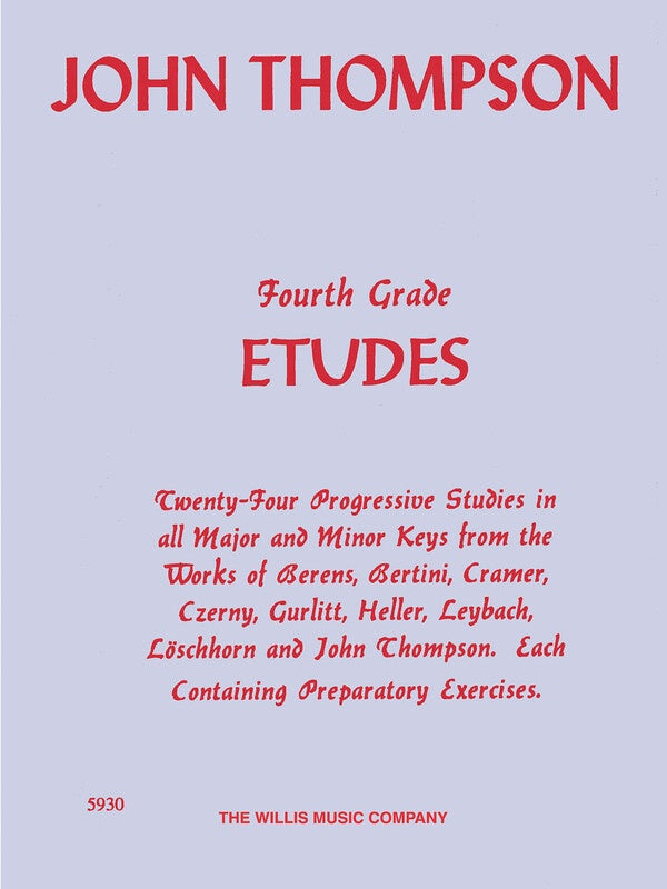 FOURTH GRADE ETUDES