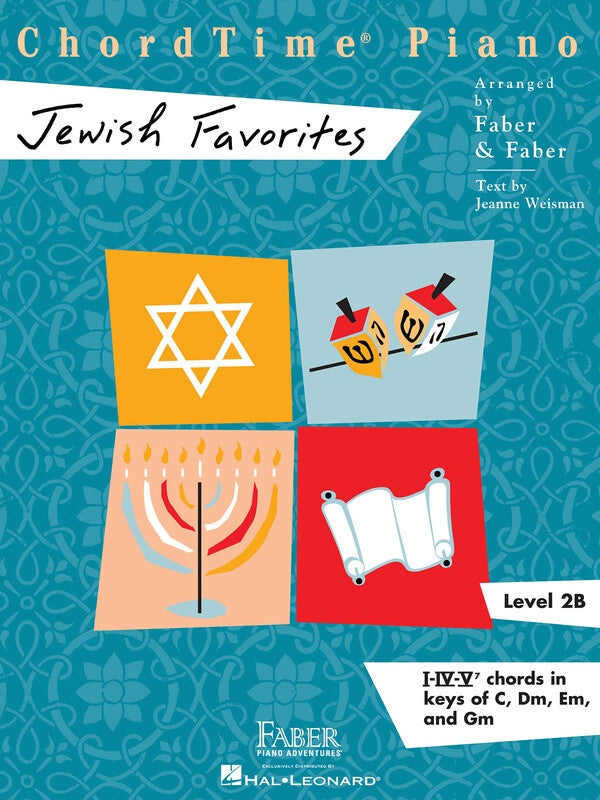CHORD TIME PIANO JEWISH FAVORITES LEVEL 2B