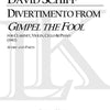 DIVERTIMENTO FROM GIMPEL THE FOOL CLARINET/PIANO TRIO SC/PTS