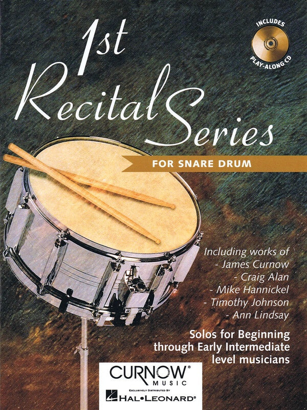 FIRST RECITAL SERIES SNARE DRUM BK/CD