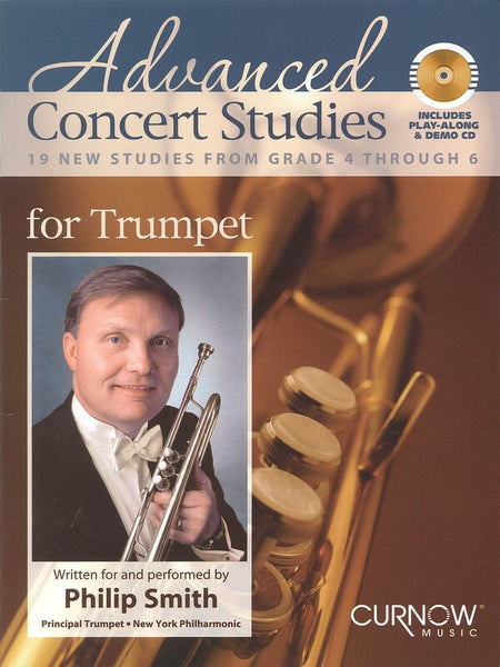 ADVANCED CONCERT STUDIES TRUMPET BK/CD