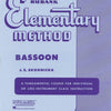 RUBANK ELEMENTARY METHOD BASSOON