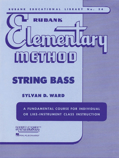 RUBANK ELEMENTARY METHOD STRING BASS