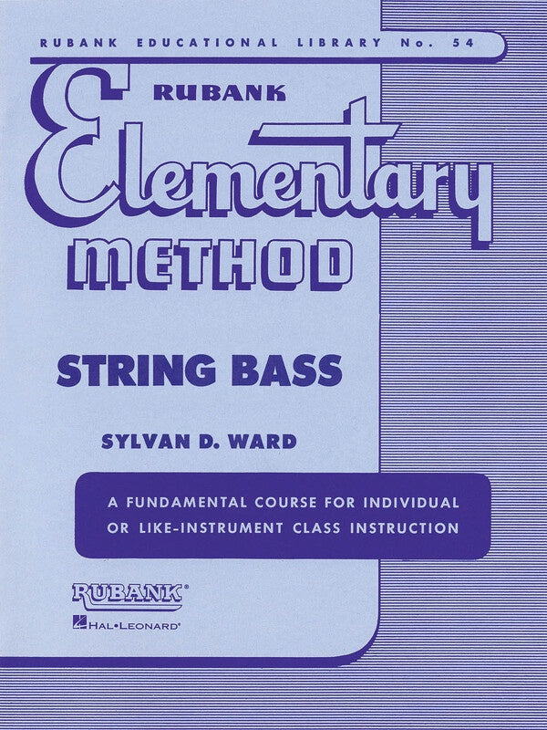 RUBANK ELEMENTARY METHOD STRING BASS
