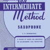 RUBANK INTERMEDIATE METHOD SAXOPHONE