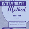 RUBANK INTERMEDIATE METHOD BASSOON