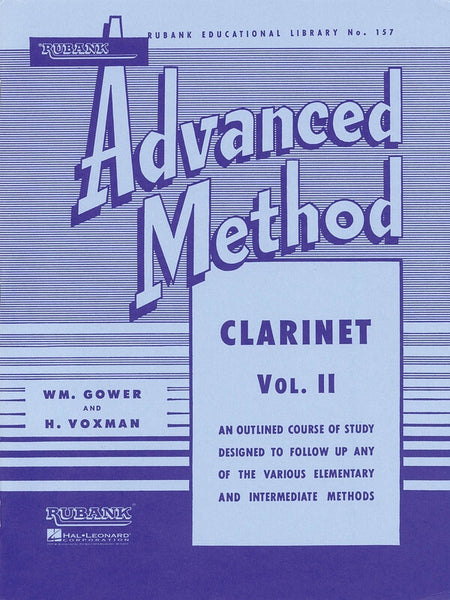 RUBANK ADVANCED METHOD CLARINET VOL 2