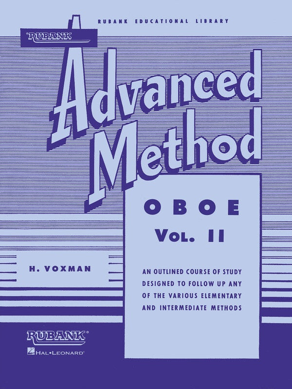 RUBANK ADVANCED METHOD OBOE VOL 2
