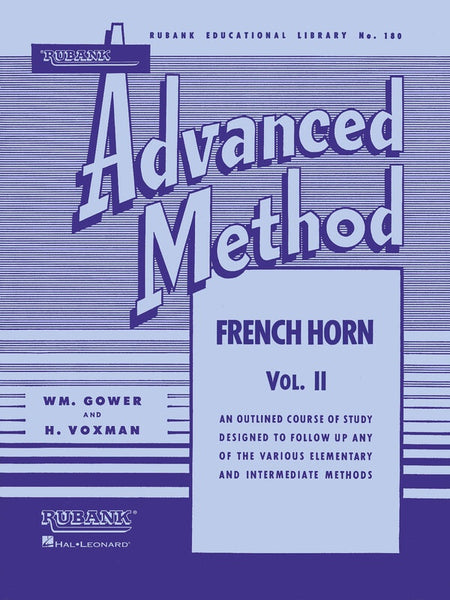 RUBANK ADVANCED METHOD FRENCH HORN VOL 2