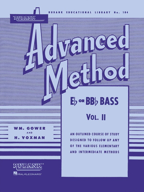 RUBANK ADVANCED METHOD E FLAT/BB FLAT TUBA BC VOL 2