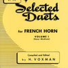 SELECTED DUETS FRENCH HORN VOL 1 EASY/MEDIUM