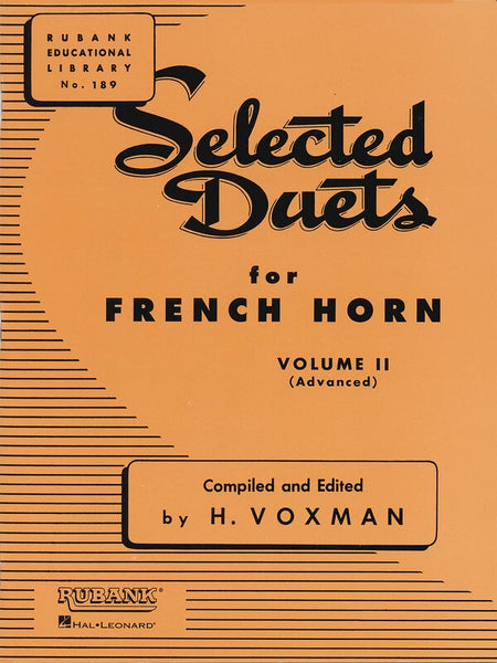 SELECTED DUETS FRENCH HORN VOL 2 ADVANCED