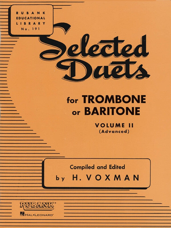 SELECTED DUETS VOL 2 TROMBONE ADVANCED