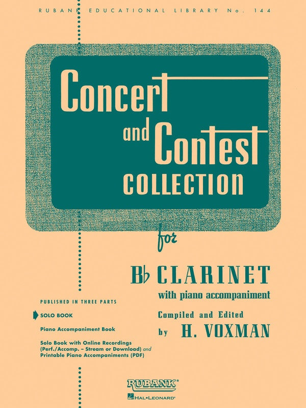 CONCERT AND CONTEST CLARINET PART
