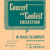CONCERT AND CONTEST BASS CLARINET PIANO ACCOMPANIMENT