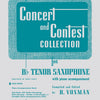 CONCERT AND CONTEST TENOR SAX PART