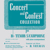 CONCERT AND CONTEST TENOR SAX PIANO ACCOMPANIMENT