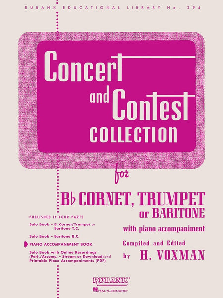 CONCERT AND CONTEST TRUMPET PIANO ACCOMPANIMENT