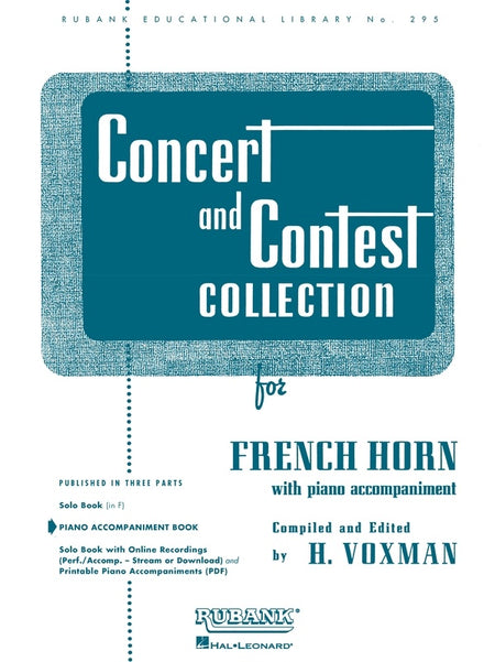 CONCERT AND CONTEST COLLECTION HORN PIANO ACCOMP