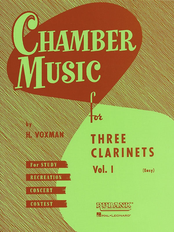 CHAMBER MUSIC FOR 3 CLARINETS VOL 1