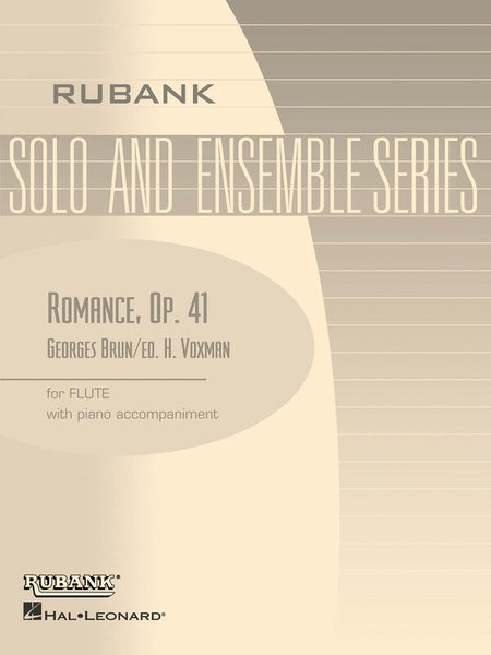 BRUN - ROMANCE OP 41 FLUTE/PIANO ARR VOXMAN