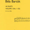 BARTOK - 44 VIOLIN DUETS VOL 1