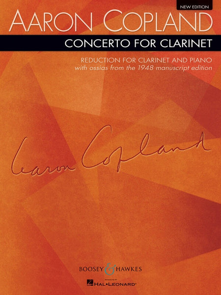 COPLAND - CONCERTO CLARINET & PIANO