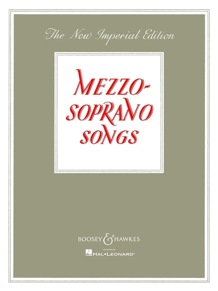MEZZO SOPRANO SONGS IMPERIAL EDITION PV