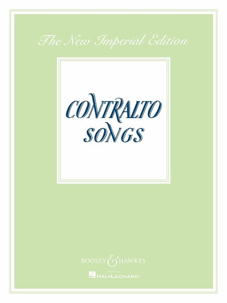 CONTRALTO SONGS IMPERIAL EDITION PV