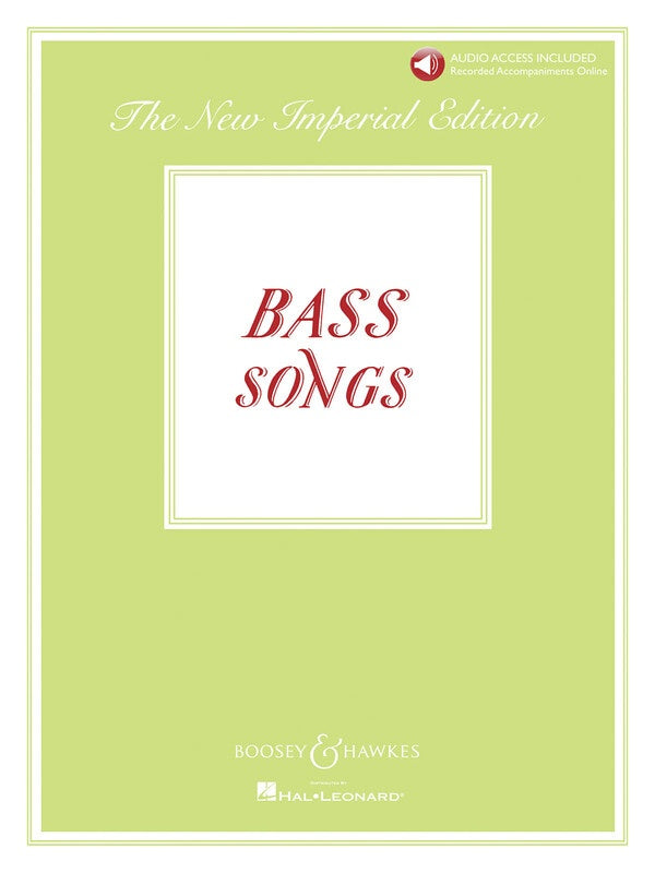 BASS SONGS IMPERIAL EDITION PIANO/VOCAL