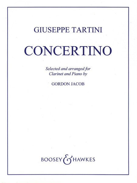 TARTINI - CONCERTINO IN F CLARINET/PIANO