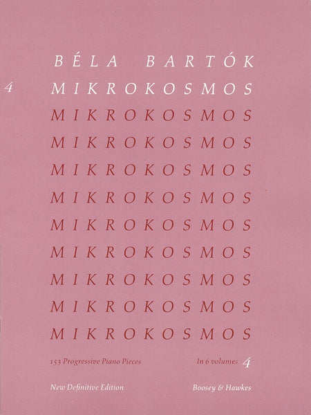 MIKROKOSMOS VOL 4 PINK NOS 97-121 PIANO