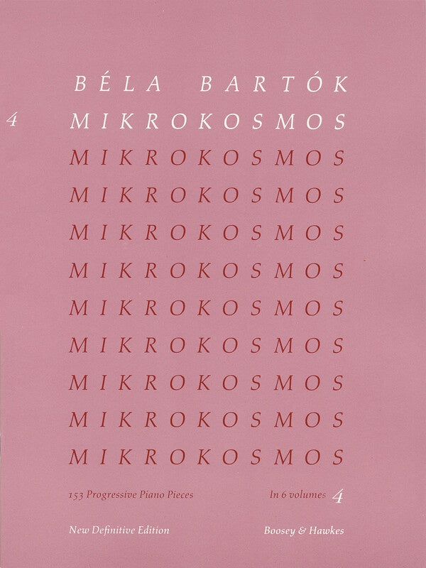 MIKROKOSMOS VOL 4 PINK NOS 97-121 PIANO