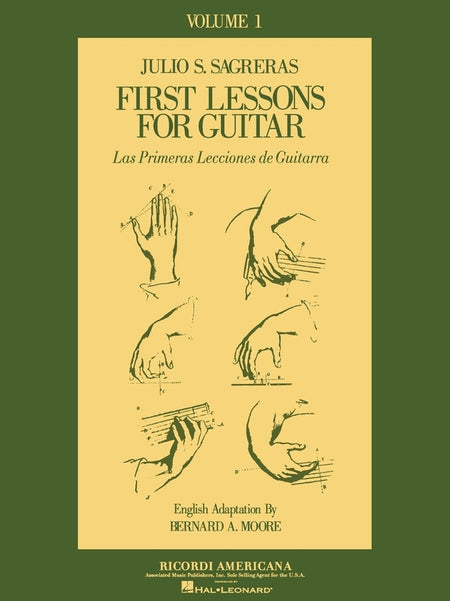 SAGRERAS - FIRST LESSONS FOR GUITAR VOL 1
