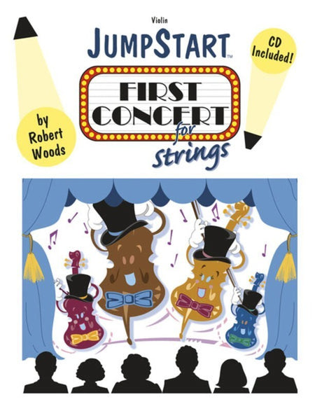 JUMPSTART FIRST CONCERT FOR STRINGS VIOLIN BOOK