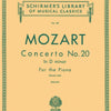 MOZART - PIANO CONCERTO NO 20 K 466 2P4H