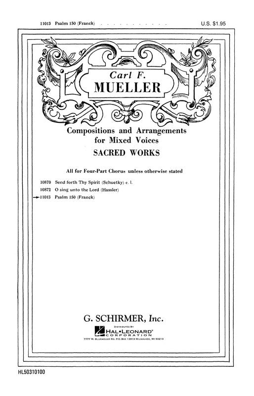 PSALM 150 SATB/ORGAN