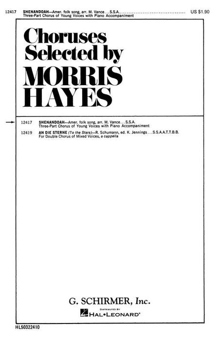 SHENANDOAH SSA/PIANO