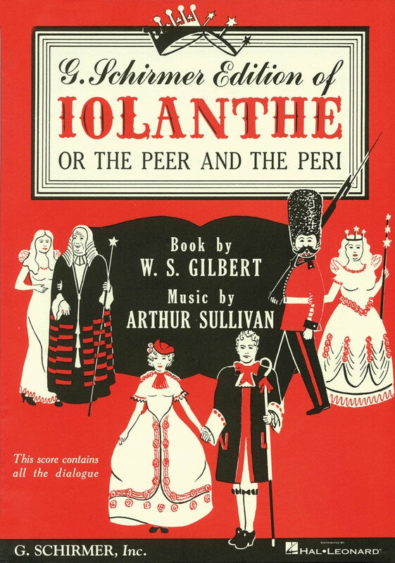 GILBERT & SULLIVAN - IOLANTHE VOCAL SCORE