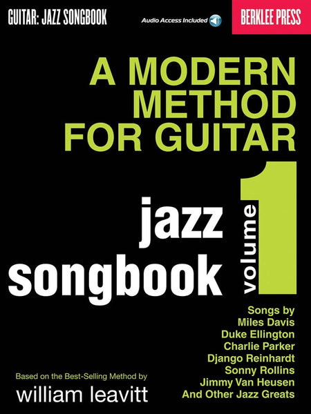 MODERN METHOD GUITAR JAZZ SONGBOOK BK/OLA