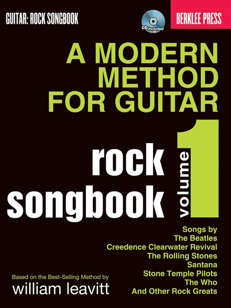 MODERN METHOD FOR GUITAR ROCK SONGBOOK BK/CD