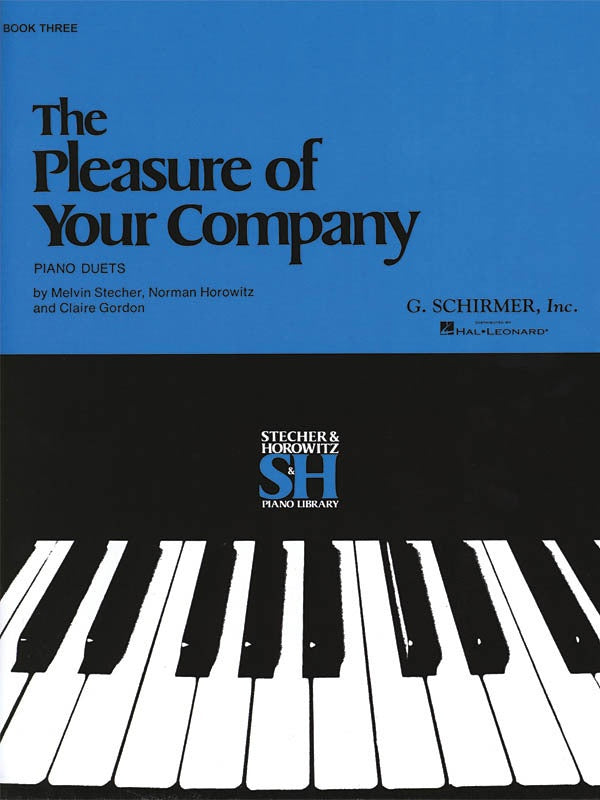 THE PLEASURE OF YOUR COMPANY BK 3 PIANO DUETS